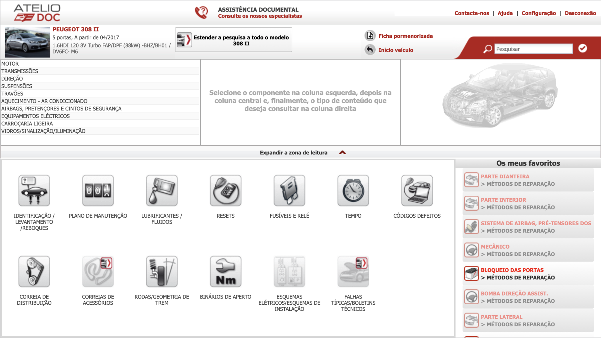 Automotive technical data software Atelio Doc - IPDA Portugal