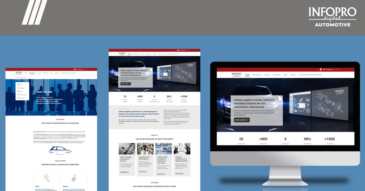 infopro digital automotive novo website