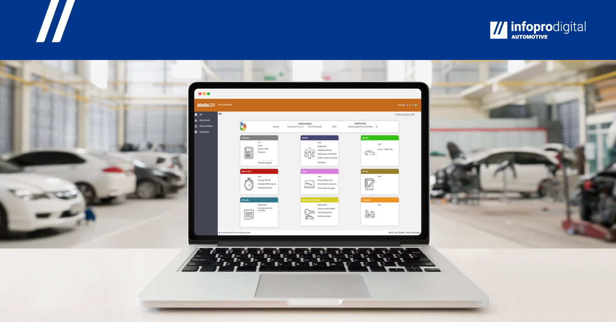 Software de gestão e facturação para oficinas Atelio Pro