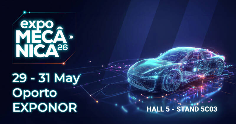 Infopro Digital Automotive na Expomecânica 2026, de 29 a 31 de maio na Exponor, Porto, Hall 5 Stand 5C03.